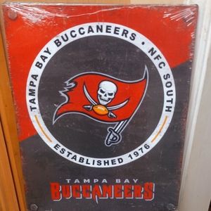NFL Tampa Bay Buccaneers Metal Sign